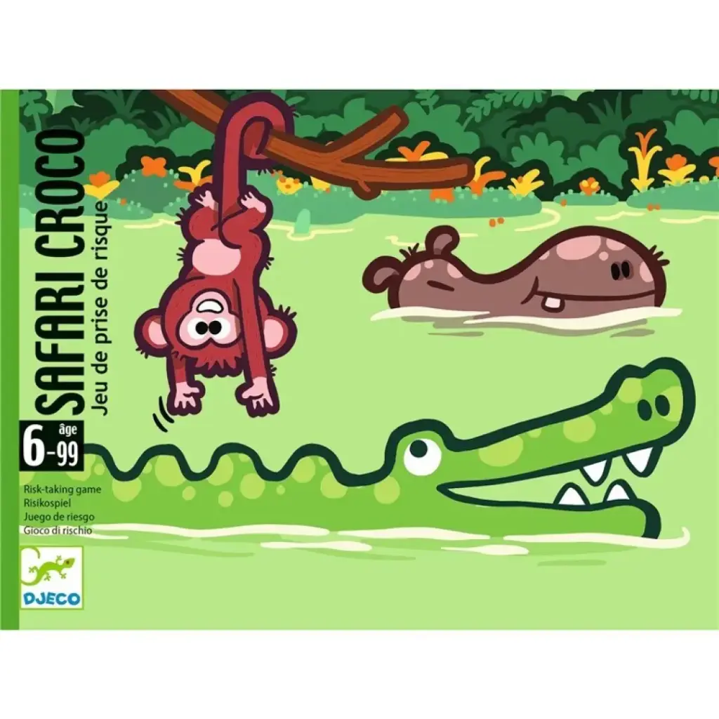 Cartas Safari Croco de 6 a 99 Djeco