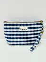 La Matilda Neceser Grande Gingham Marino