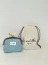 La Matilda Ball Closure Solid Sky Blue