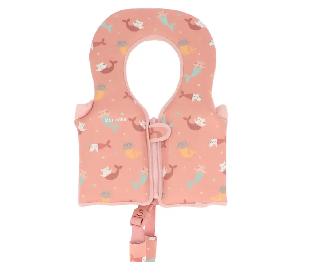 Chaleco Flotador Aprendizaje Mermaid Cats Talla 1-2 años Tutete
