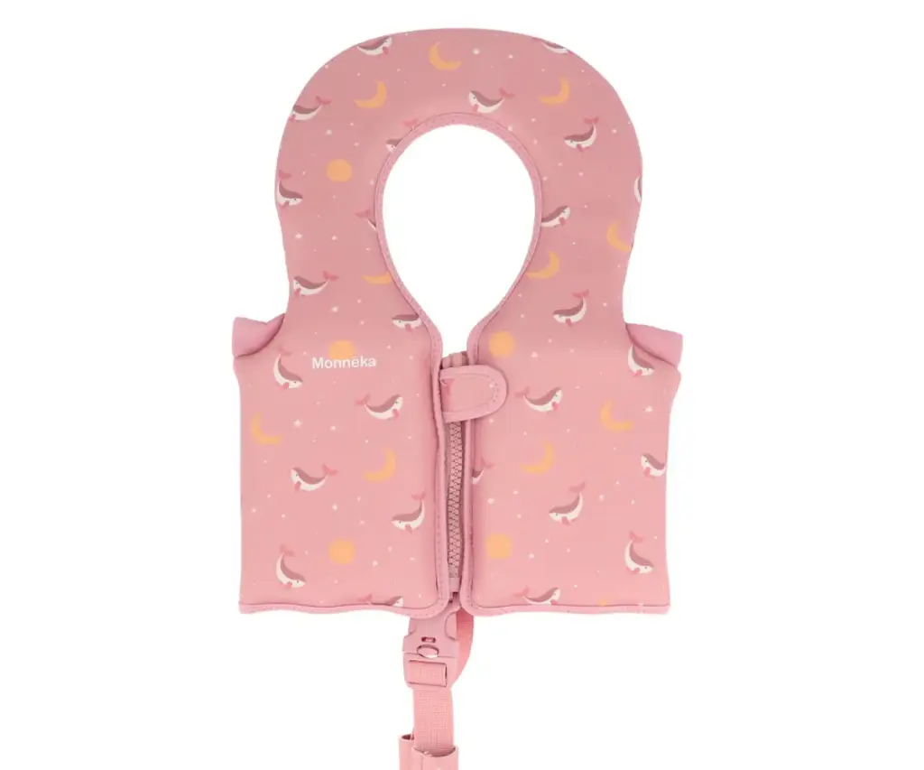 Learning Float Vest Whale Pink Size 1-2 years Tutete