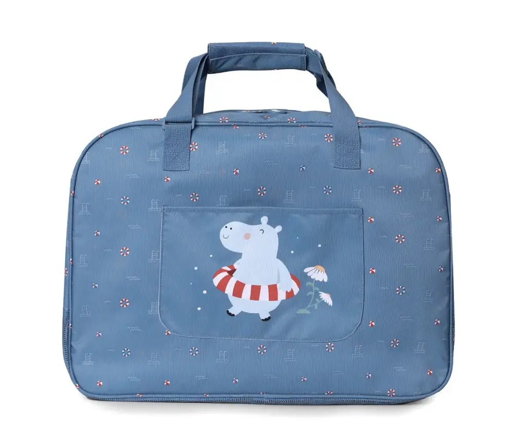 Bolso de Playa con Rejilla Hippos Tutete