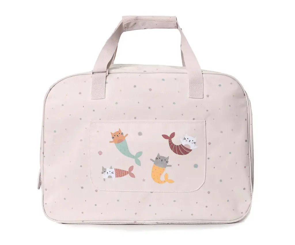 Mesh Beach Bag Mermaid Cats Tutete