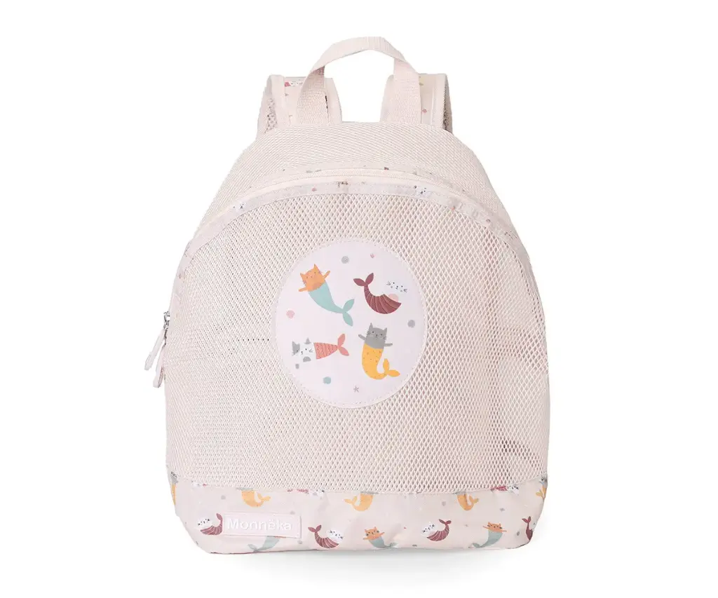 Mochila Infantil Antiarena Mermaid Cats Tutete
