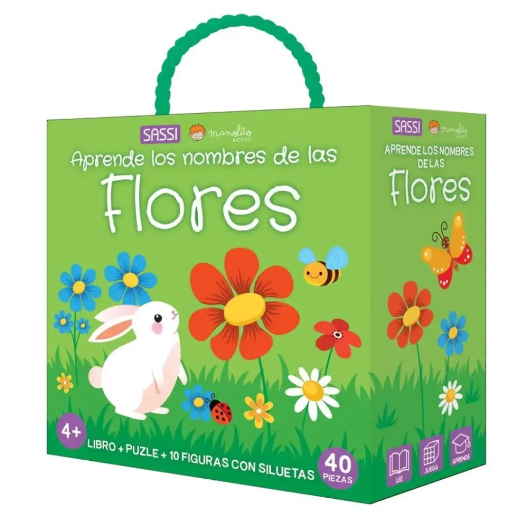 Aprende el nombre de las flores MANOLITOBOOKS