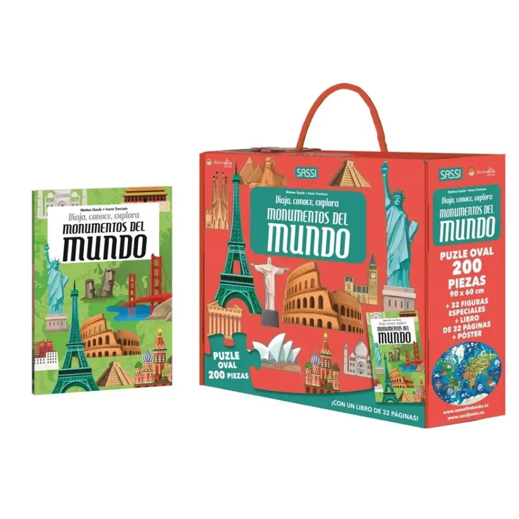 Viaja, Conoce, Explora Monumentos del Mundo MANOLITOBOOKS