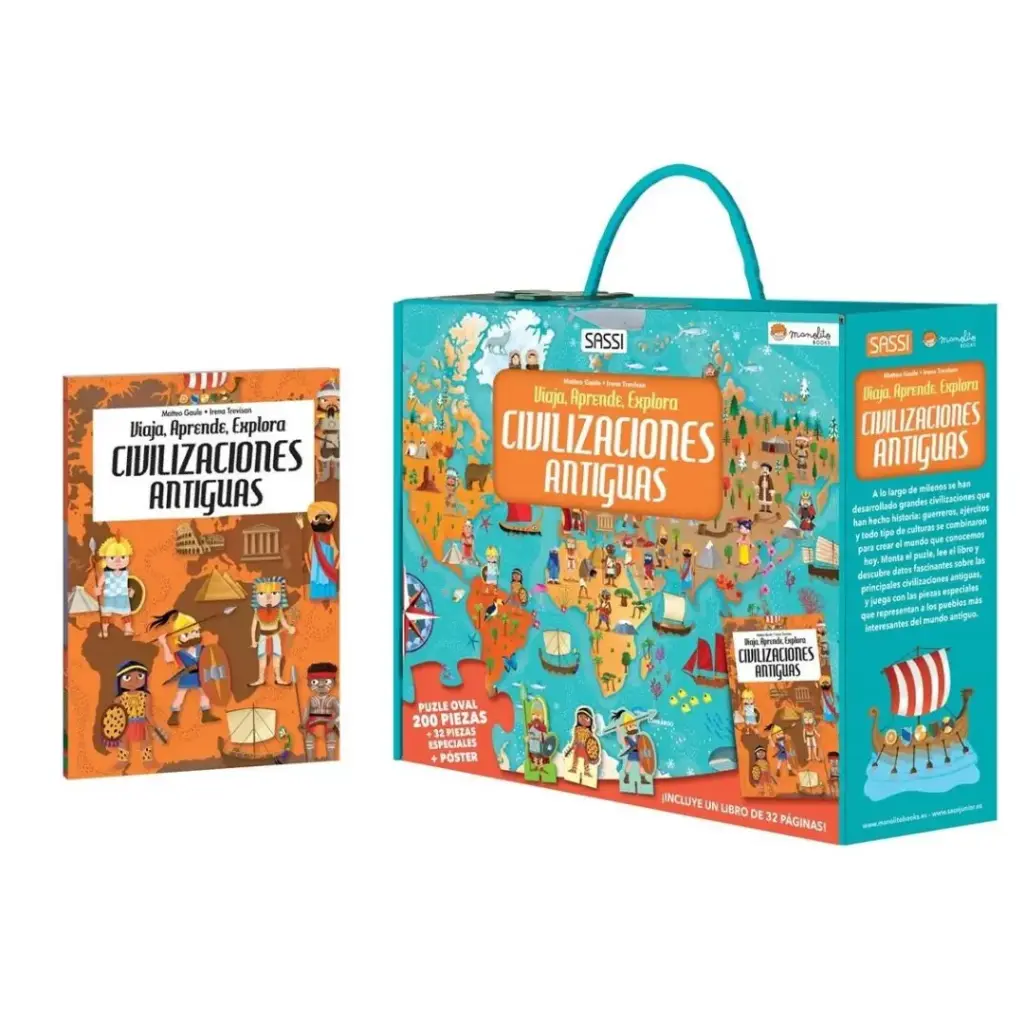 Viaja, Conoce, Explora Civilizaciones Antiguas MANOLITOBOOKS