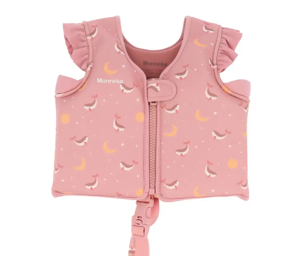 Chaleco Flotador Aprendizaje Whale Pink 2-3Y