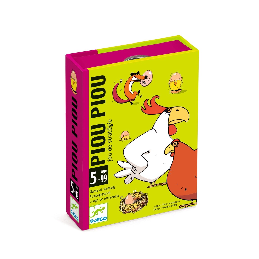 Cartas Piou Piou juego de cartas de estrategia Djeco de +5 años