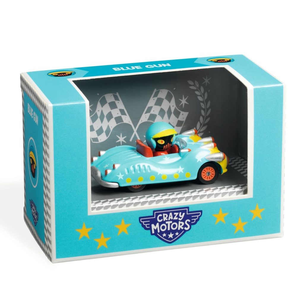 [DJ05490] Blue Gun Crazy Motors Djeco