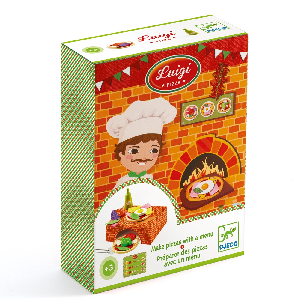 [DJ06538] Luigi Pizza Imitación Djeco +3 años