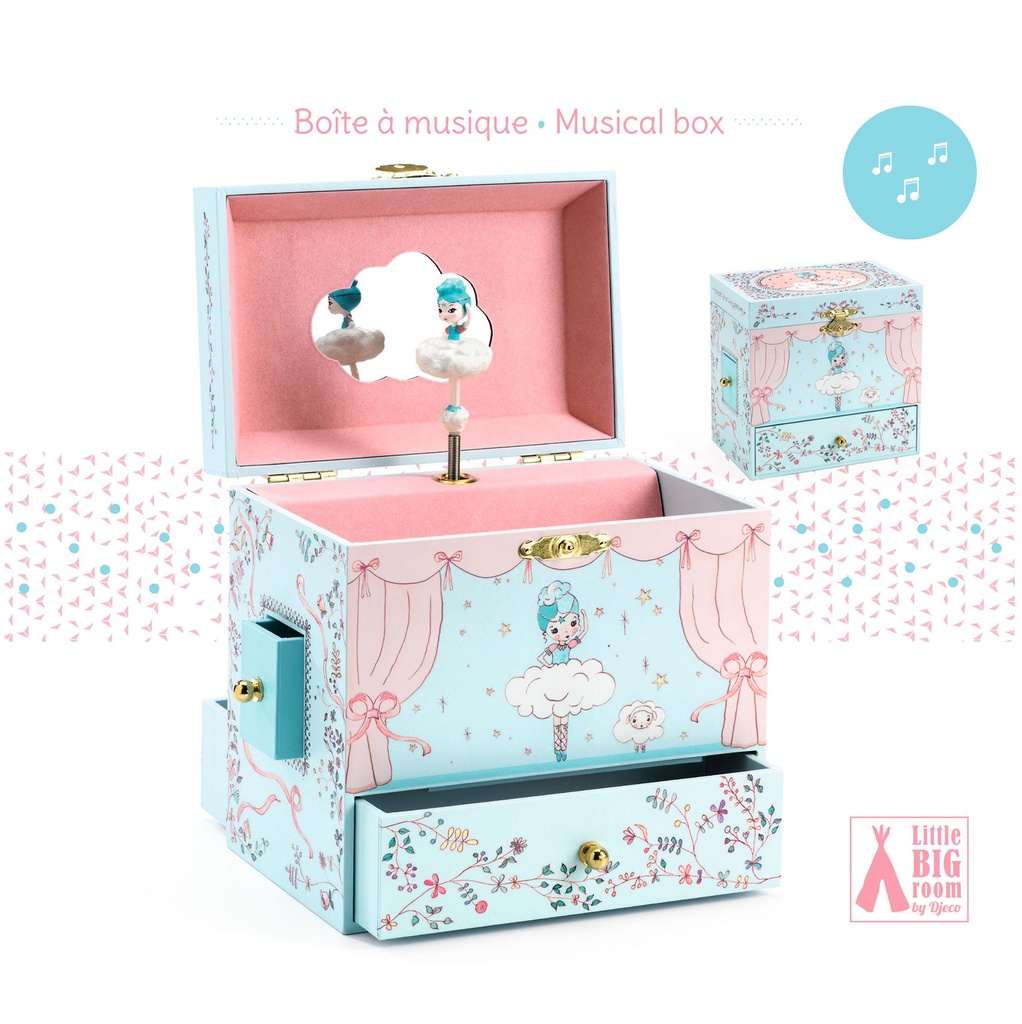 [DJ06591] Ballerina on stage Music Box / Jewellery box Djeco
