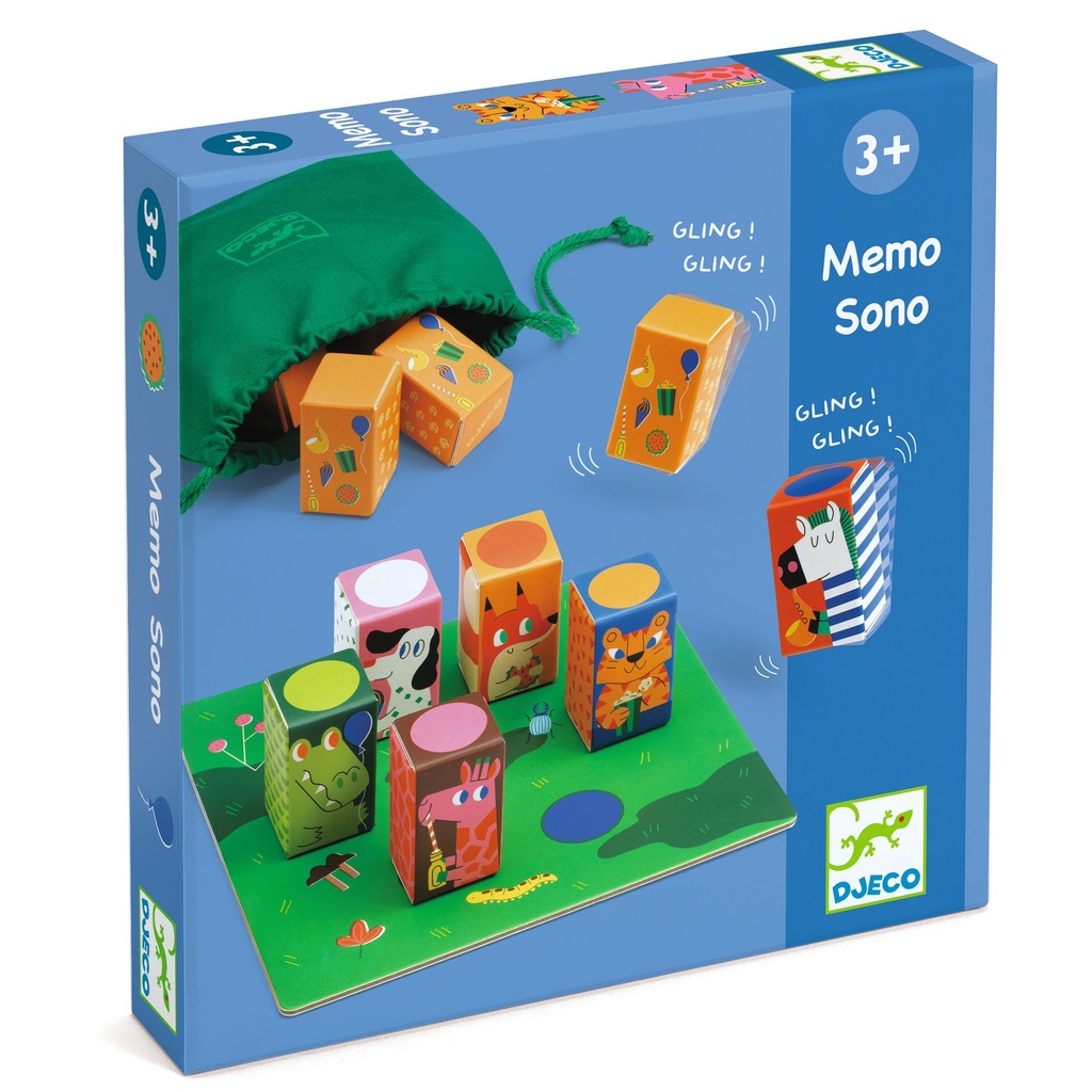 Juego de memoria sonora Memo Sono Djeco +3 años