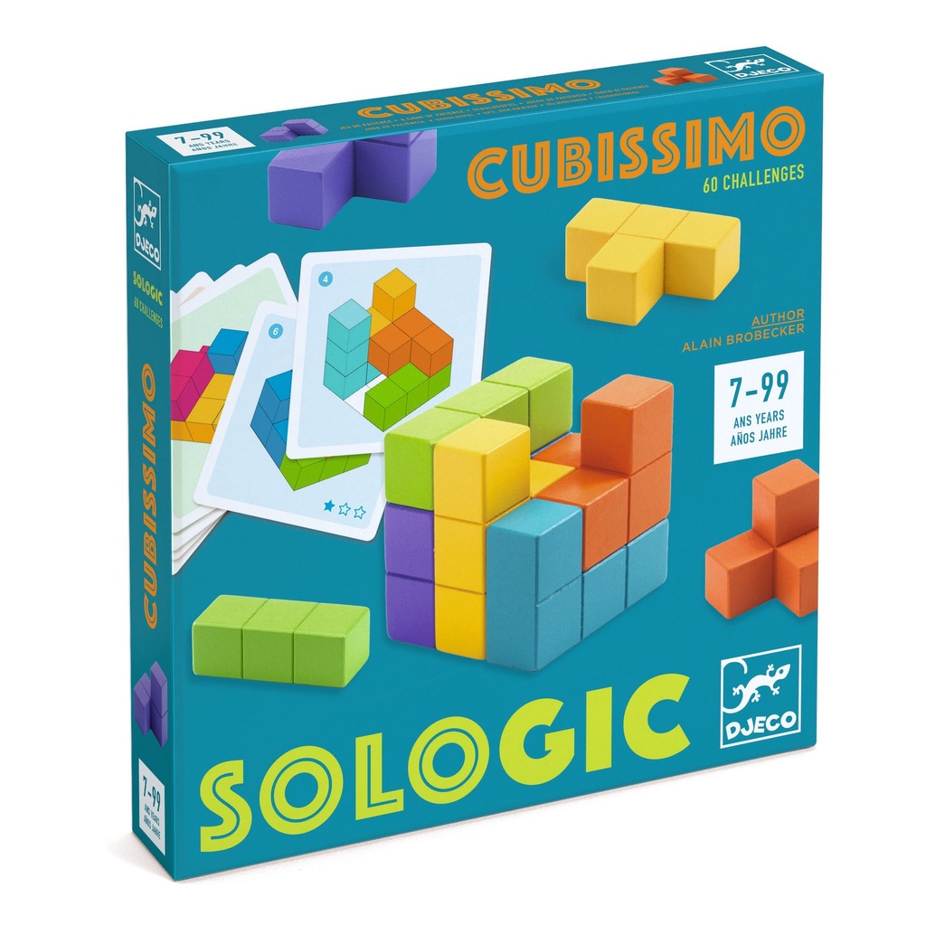Juego de lógica Cubissimo Sologic Djeco de 7 a 99 años
