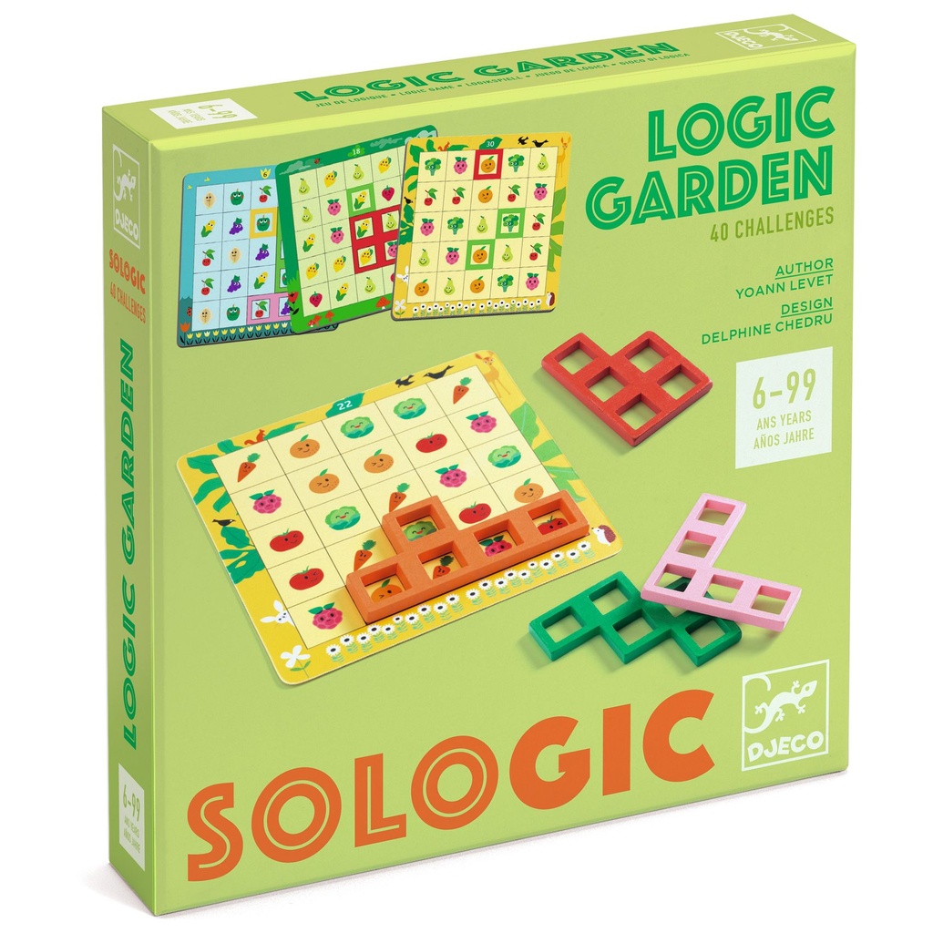 [DJ08520] Logic game Sologic Logic Garden Djeco for ages 6 and up