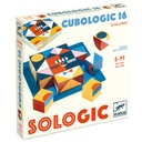 Juego de paciencia y lógica Cubologic 16 Sologic Djeco de 8 a 99 años