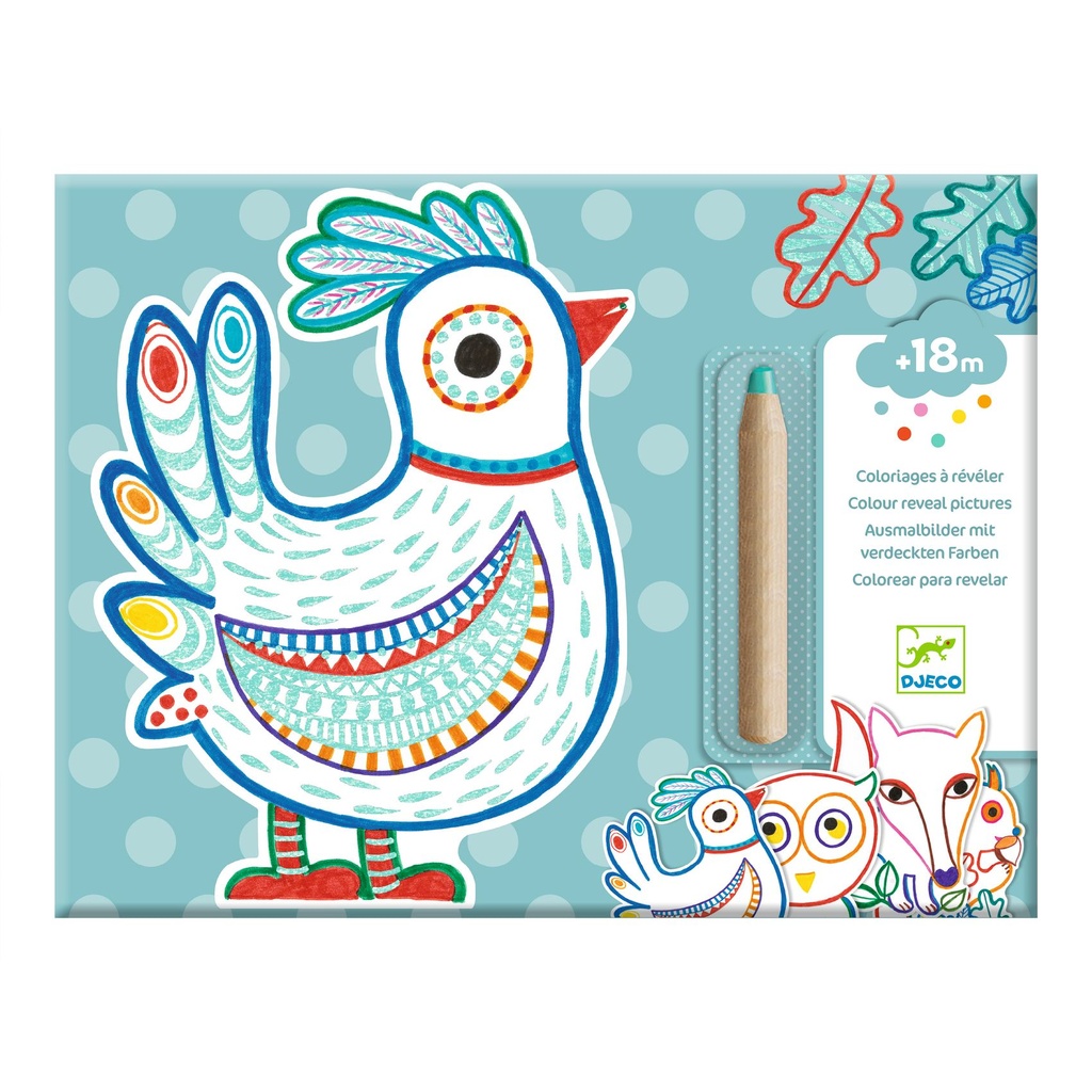 [DJ00063] Colouring Forest Animals Djeco +18 months
