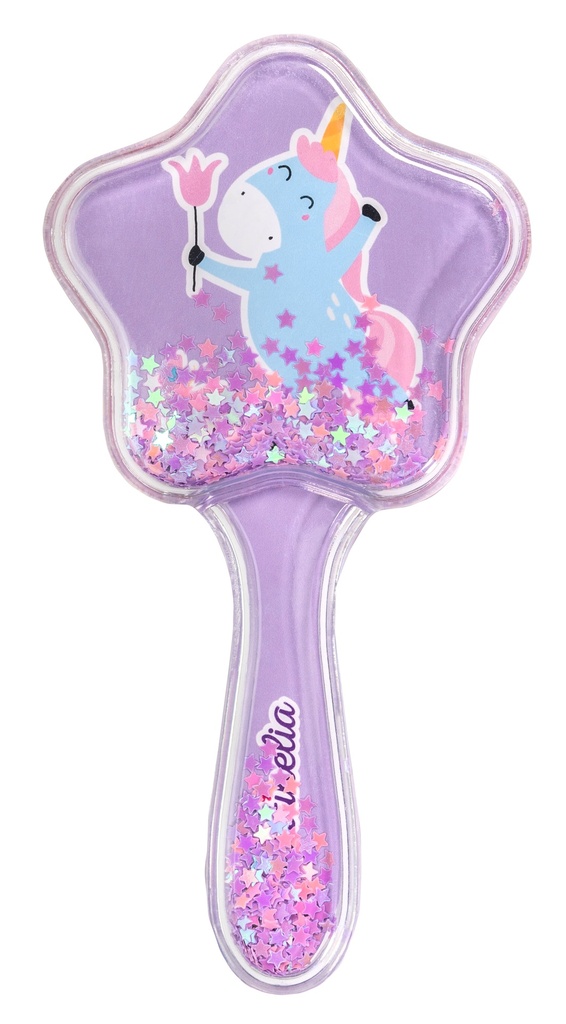 MARTINELIA GLITTERY HAIR BRUSH UNICORN (morado)