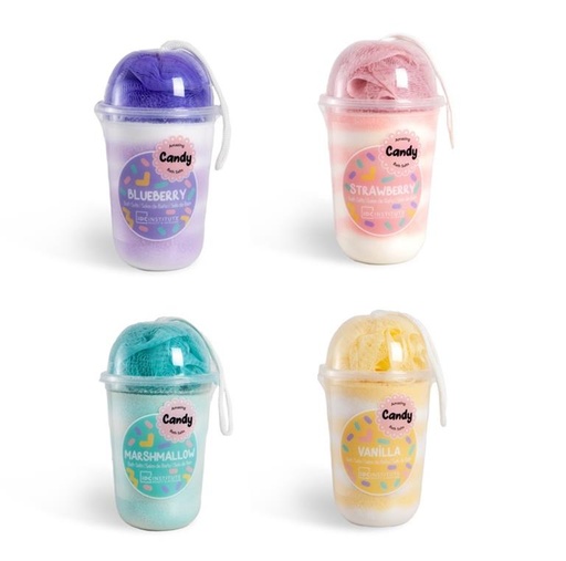 IDC INSTITUTE CANDY PACK 570gr BATH SALTS+SPONGE