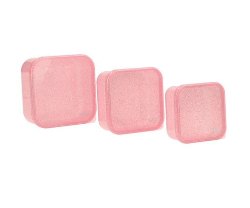 [74142] 3 Cajas Almuerzo Glitter Gloss
