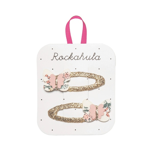 [H2103W] Flora Butterfly Clips