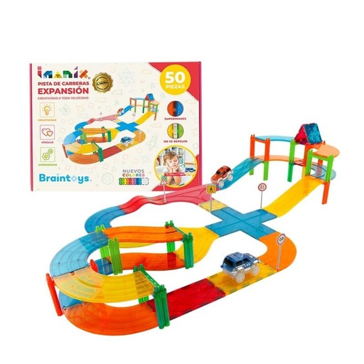 Imanix Pista de Carreras Speedway 50 pzas Braintoys