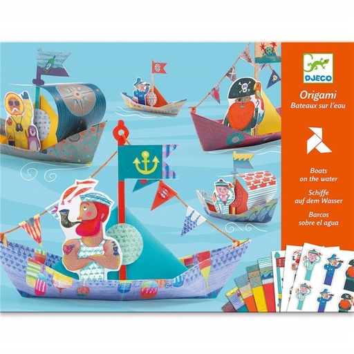 [38779] Papiroflexia Origami Barcos flotantes