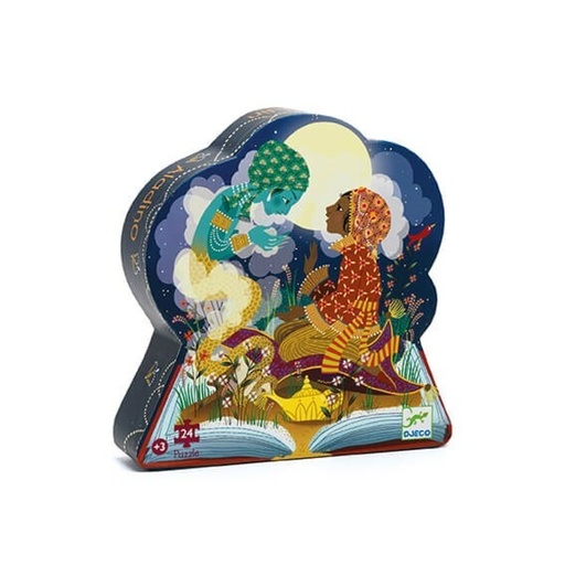[DJ07281] Puzzle Silueta Aladín 24pz Djeco +3 años