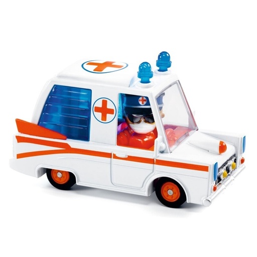 [DJ05468] Crazy Motors Hurry ambulance Djeco
