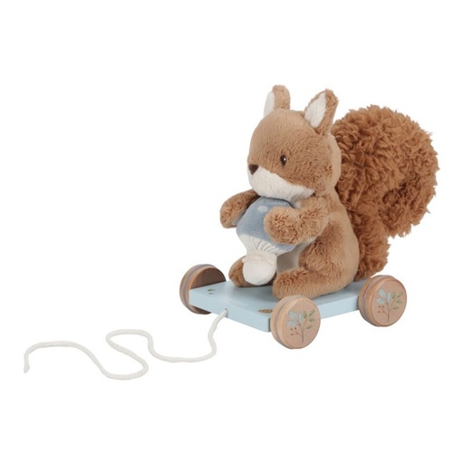 [LD8920] ARRASTRE ARDILLA PELUCHE FOREST FRIENDS LITTLE DUTCH