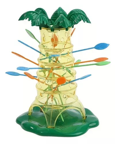 Juego De Mesa Monitos Locos Mini, Falling Monkeys Monos +3 años