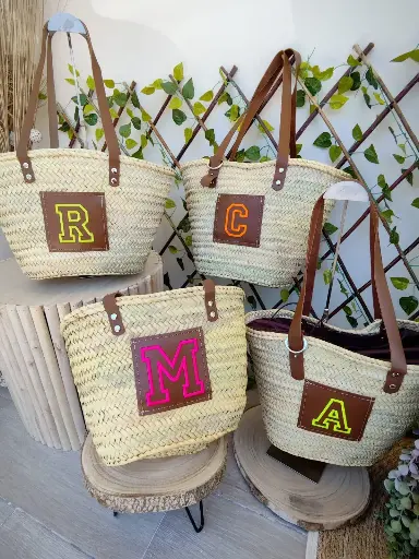 Capazo personalizado Inicial fluor