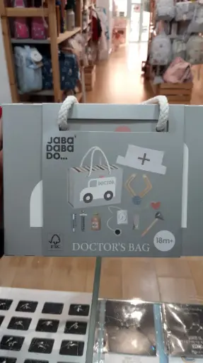 Jabadabado Maletín Doctor gris FSC