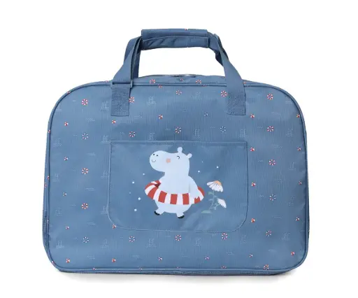 Bolso de Playa con Rejilla Hippos Tutete