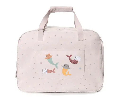 Bolso de Playa con Rejilla Mermaid Cats Tutete