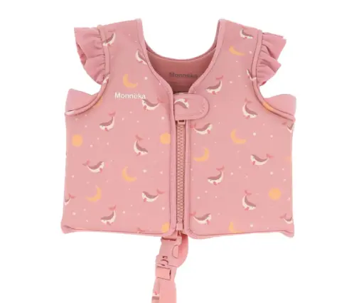 Chaleco Flotador Aprendizaje Whale Pink 2-3Y