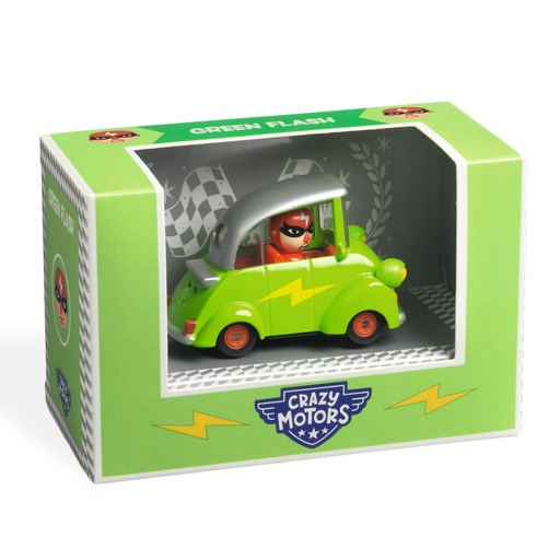 [DJ05471] Green flash Crazy Motors Djeco