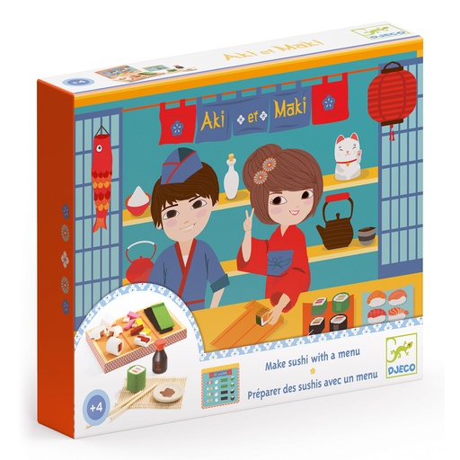 [DJ06537] Juego de imitación el sushi de Aki & Maki Djeco +4 años