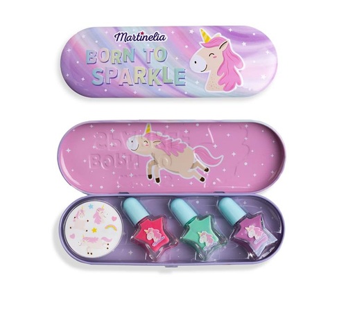 [78000] MARTINELIA LITTLE UNICORN NAIL POLISH & STICKERS